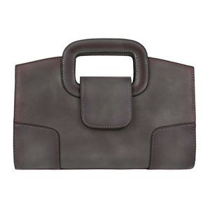 Chic Bag Satchel Top Handle Strap Satchel Two Tone Bag Bag W/Coin Bag